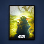 Imagen del producto Cuadro de pared Grogu con luz - Star Wars The Mandalorian