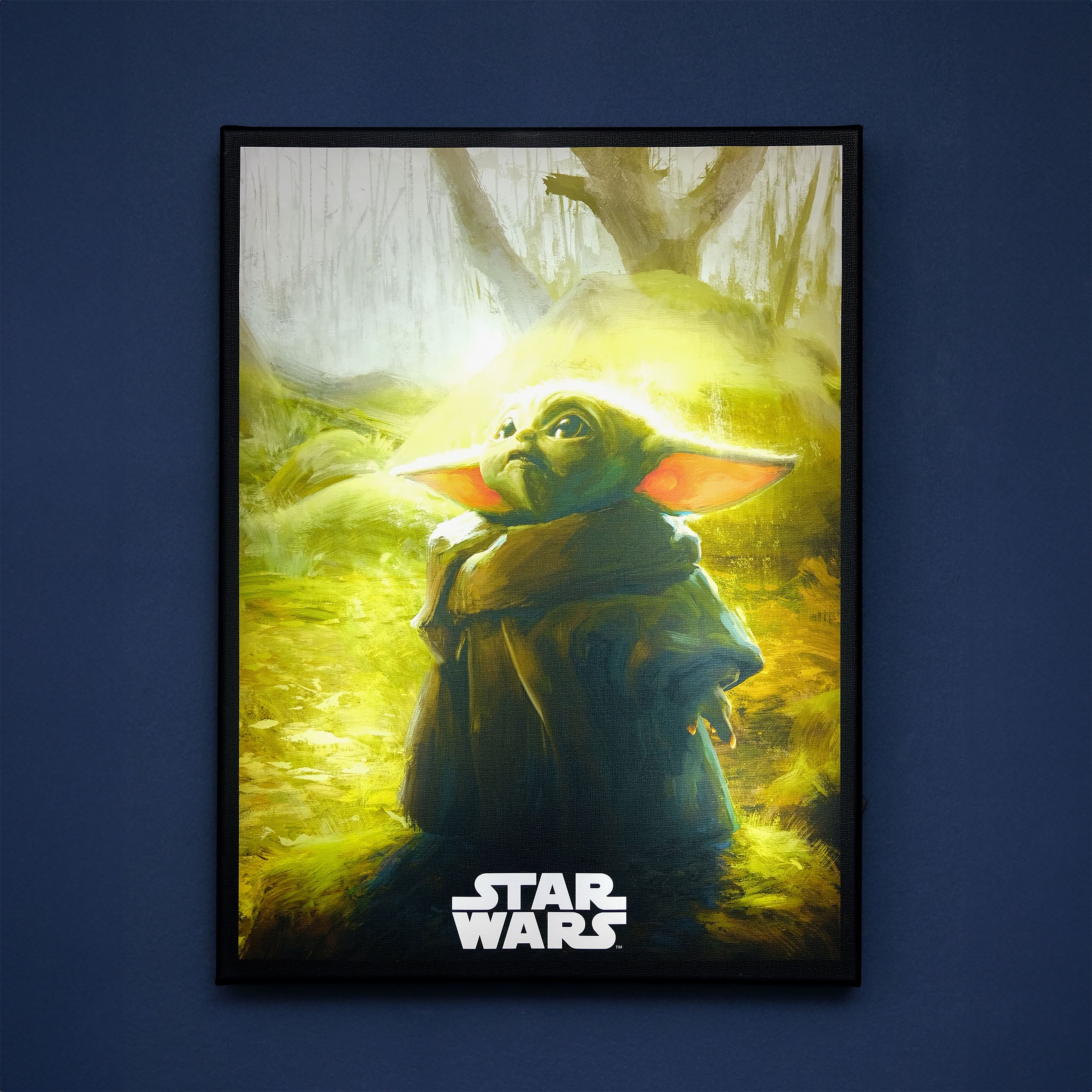 Imagen del producto Cuadro de pared Grogu con luz - Star Wars The Mandalorian