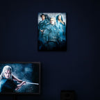 Imagen del producto Witcher - Cuadro de pared con luz de Ciri, Yennefer & Geralt