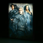 Imagen del producto Witcher - Cuadro de pared con luz de Ciri, Yennefer & Geralt