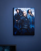 Imagen del producto Witcher - Cuadro de pared con luz de Ciri, Yennefer & Geralt