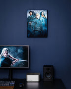 Imagen del producto Witcher - Cuadro de pared con luz de Ciri, Yennefer & Geralt