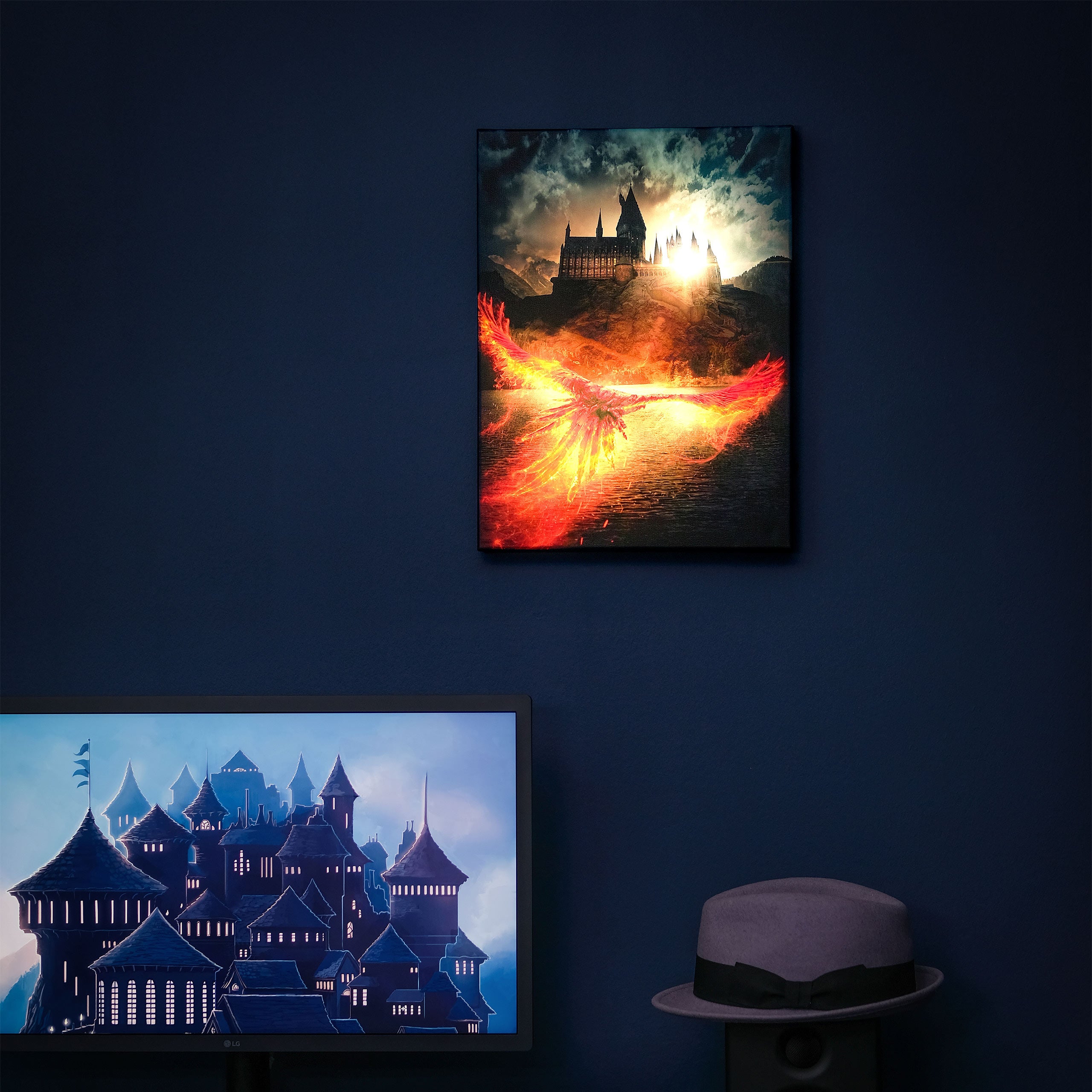 Imagen del producto Cuadro de pared con luz Secretos de Dumbledore - Harry Potter