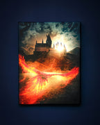 Imagen del producto Cuadro de pared con luz Secretos de Dumbledore - Harry Potter
