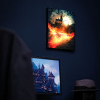 Imagen del producto Cuadro de pared con luz Secretos de Dumbledore - Harry Potter