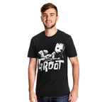 Imagen del producto Camiseta negra de Groot - Guardianes de la Galaxia