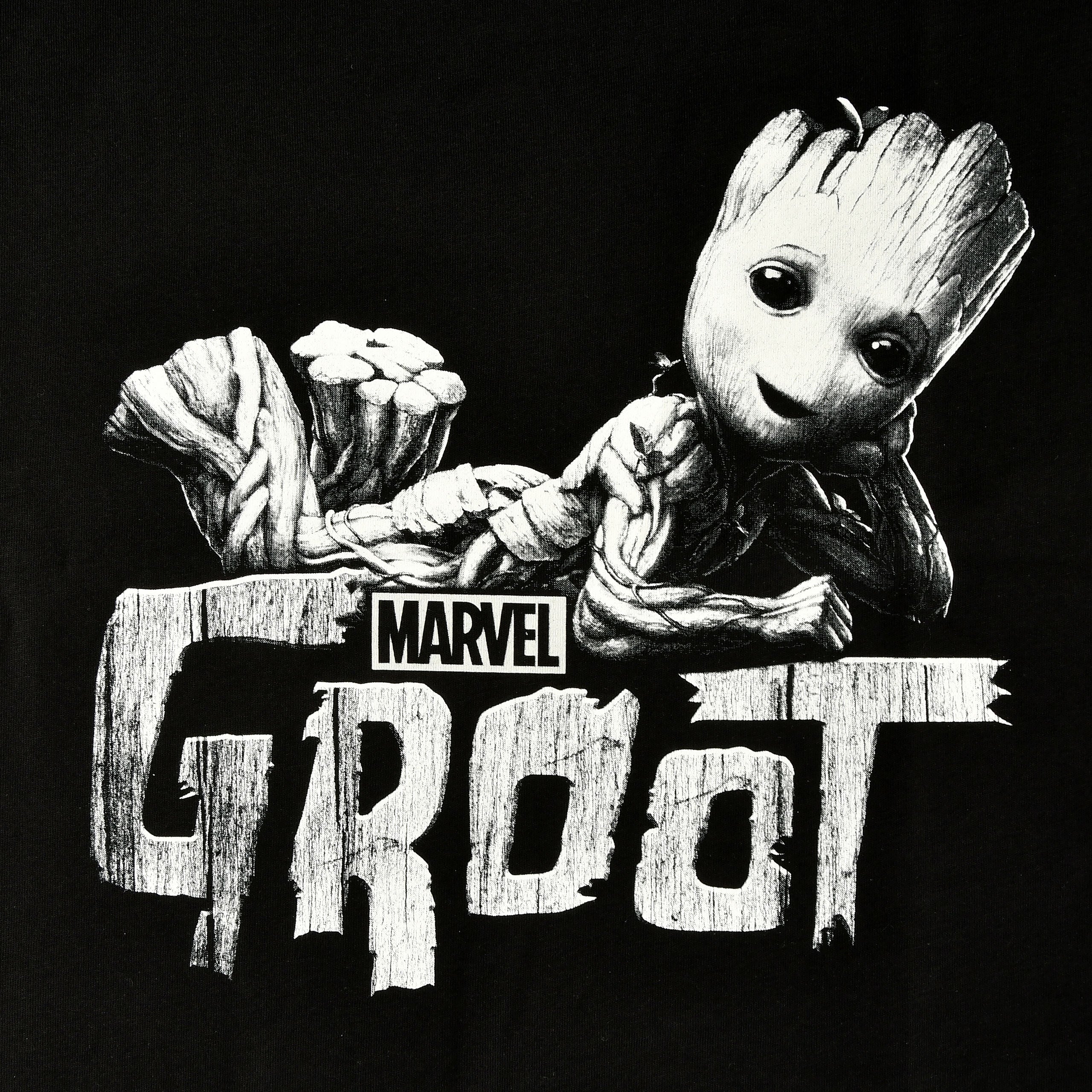 Imagen del producto Camiseta negra de Groot - Guardianes de la Galaxia