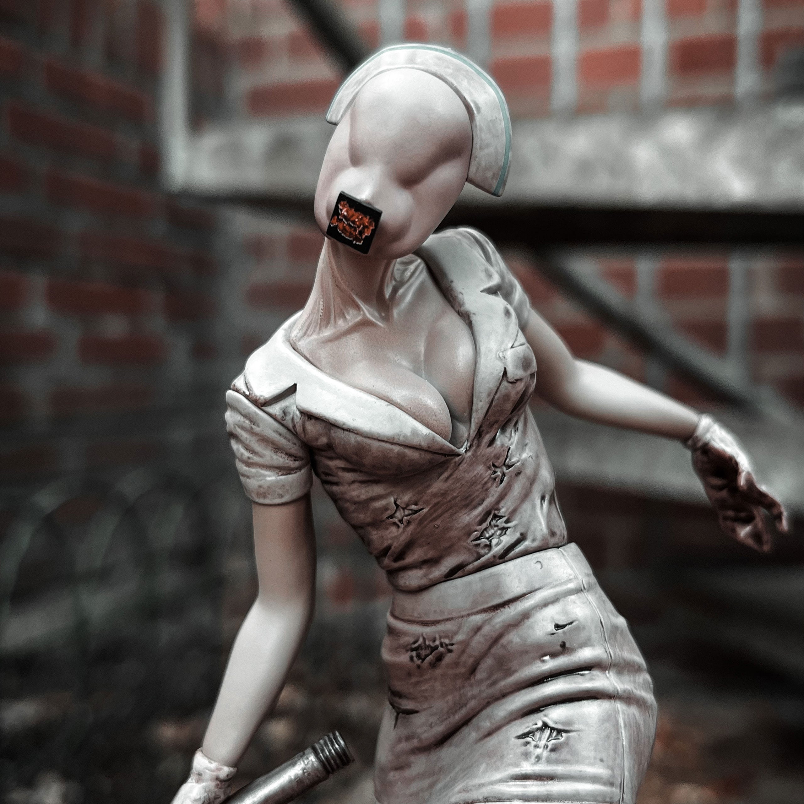 Imagen del producto Silent Hill - Figura de Enfermera Bubble Head