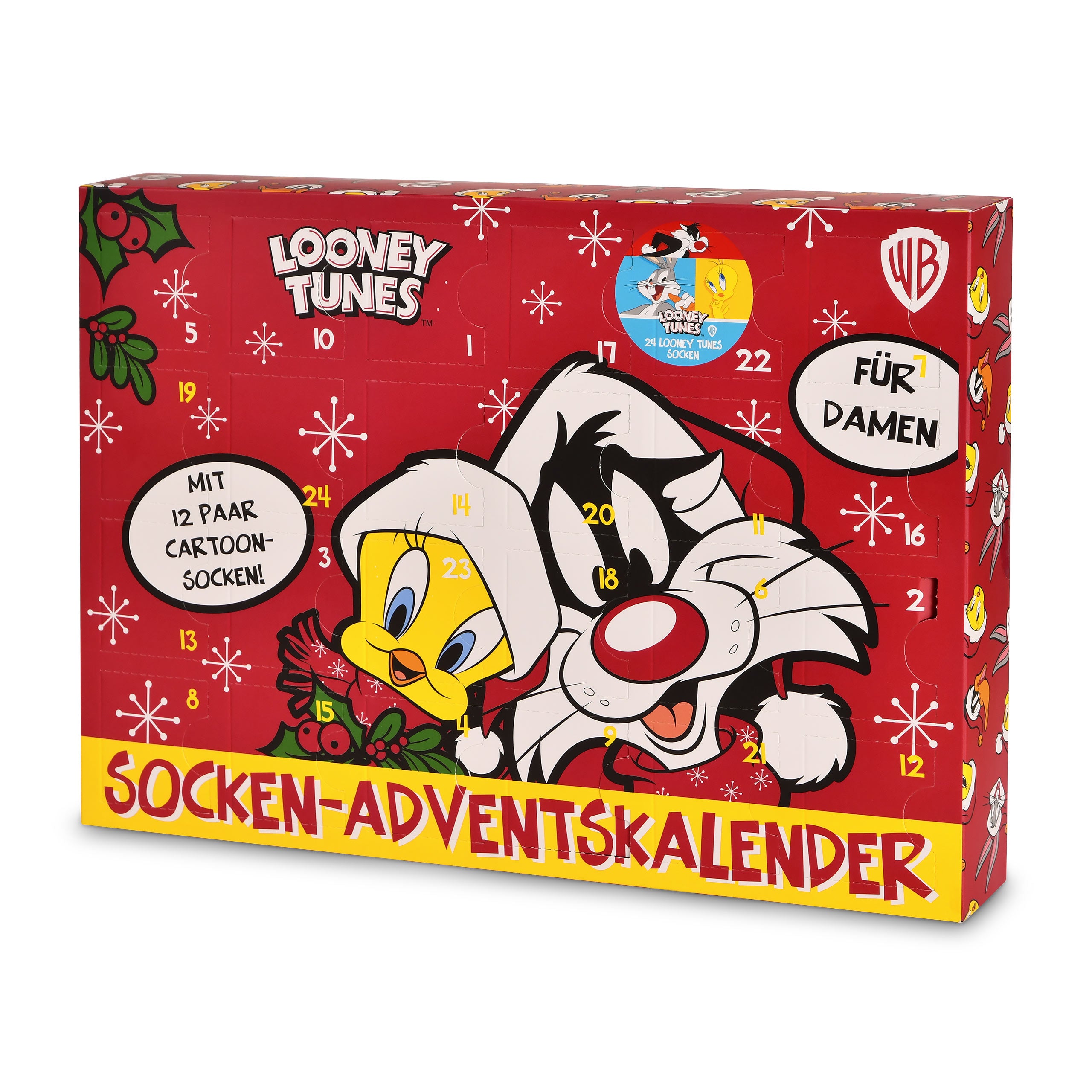 Imagen del producto Looney Tunes - Calendario de Adviento de Calcetines 39-42