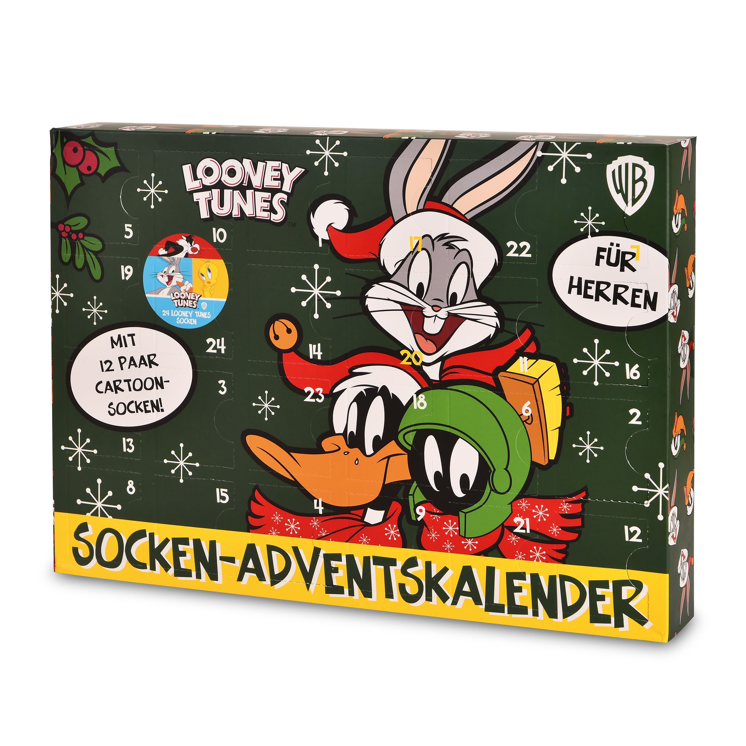 Imagen del producto Looney Tunes - Calendario de Adviento de Calcetines 42-46