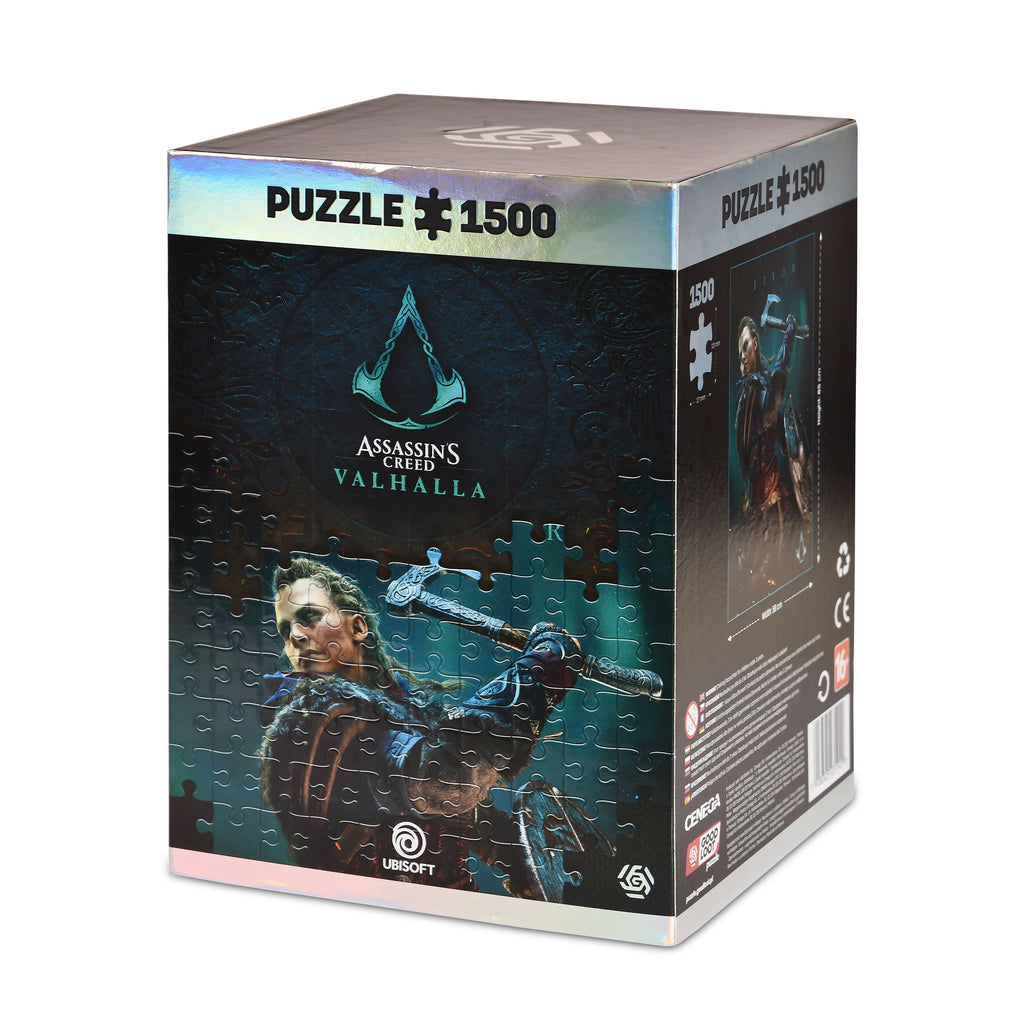 Imagen del producto Assassin's Creed Valhalla - Puzzle de Eivor con bolsa de tela con logo