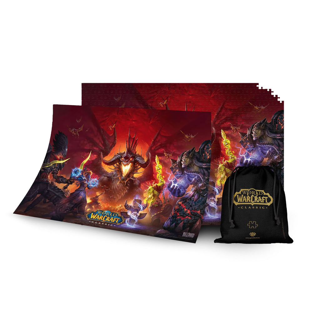 Imagen del producto World of Warcraft - Puzzle de Onyxia con bolsa de tela con logo