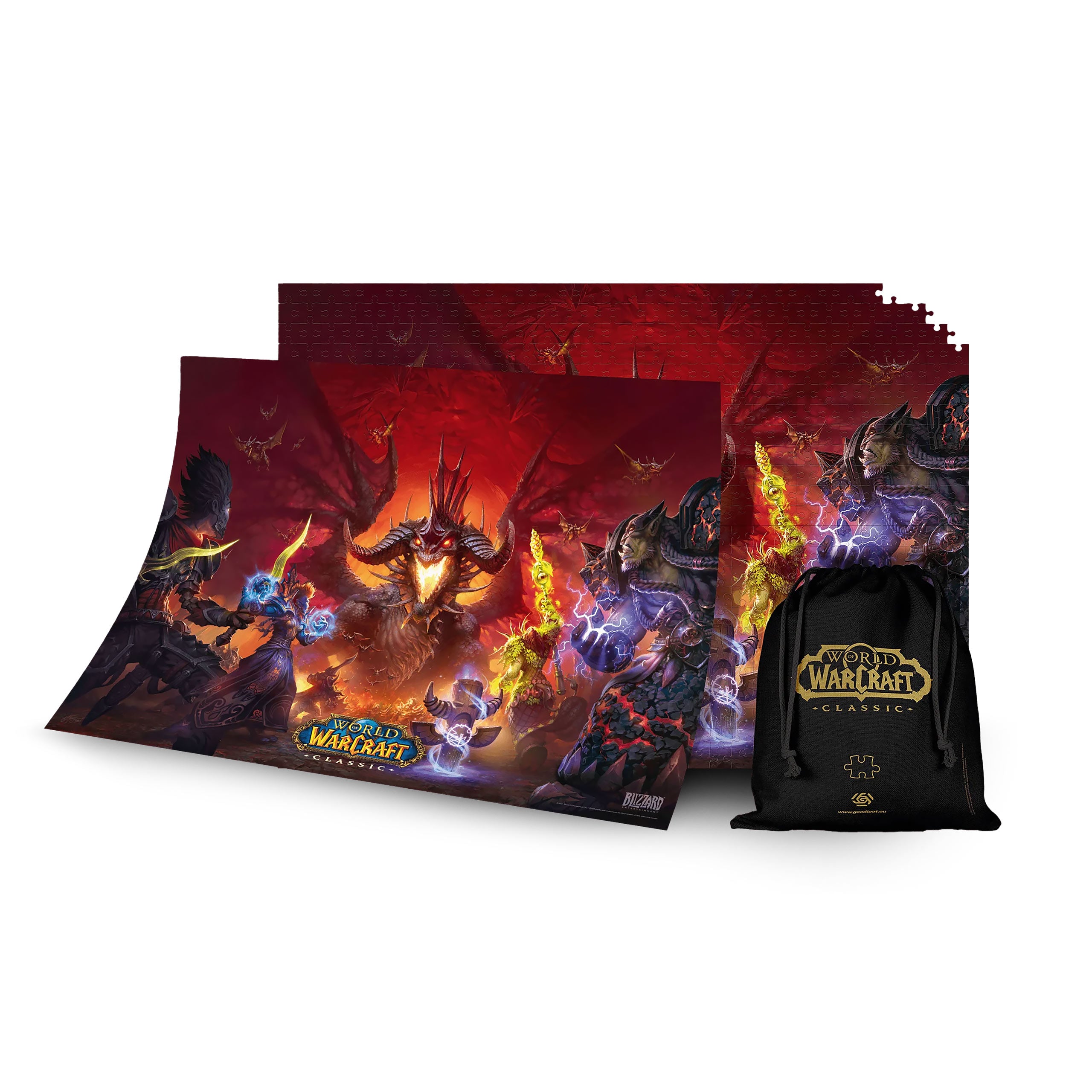 Imagen del producto World of Warcraft - Puzzle de Onyxia con bolsa de tela con logo