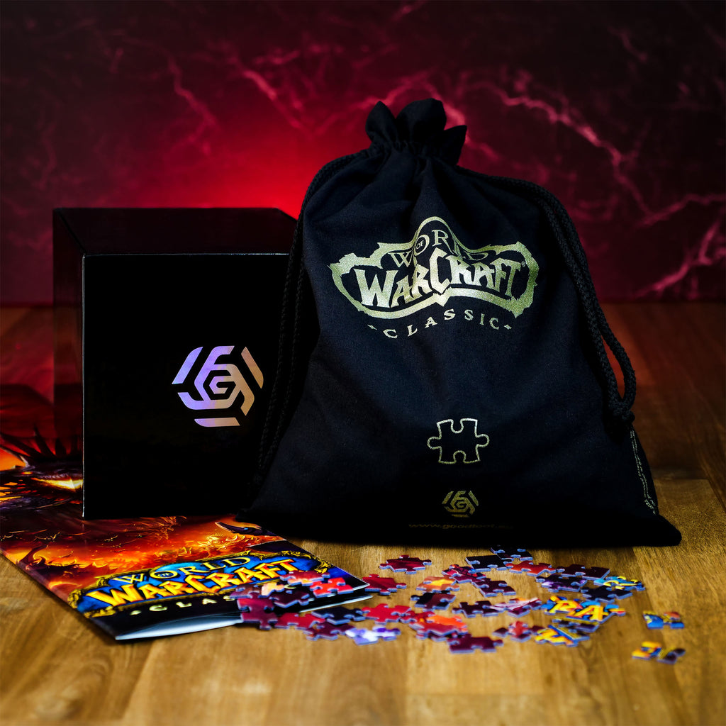 Imagen del producto World of Warcraft - Puzzle de Onyxia con bolsa de tela con logo