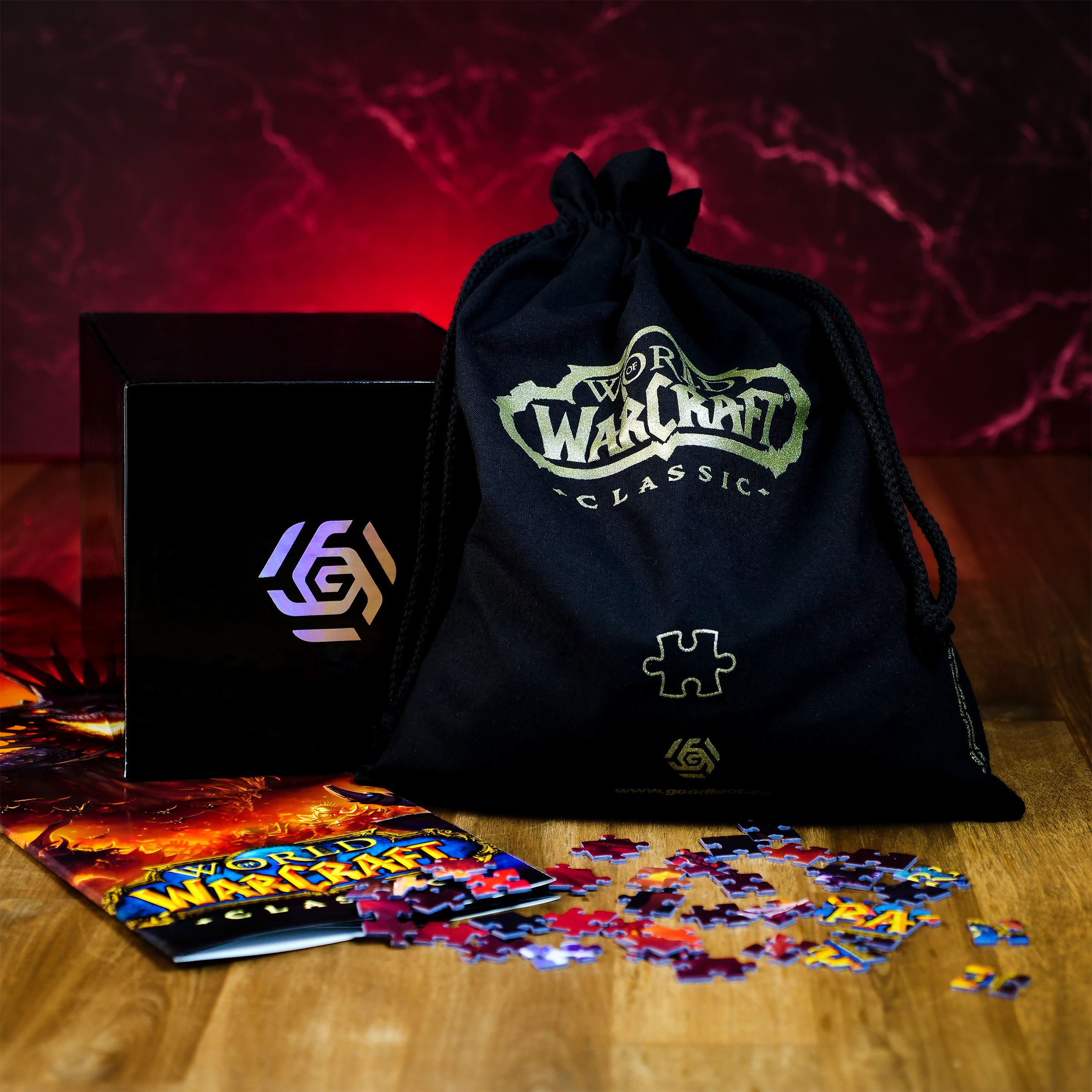 Imagen del producto World of Warcraft - Puzzle de Onyxia con bolsa de tela con logo