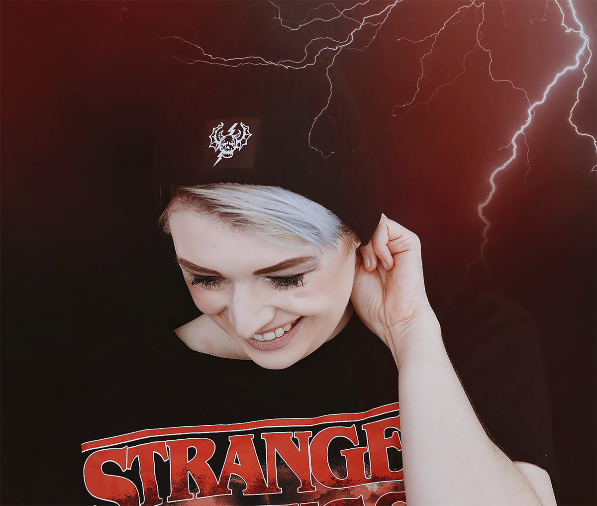 Imagen del producto Stranger Things - Gorro Hellfire Club negro