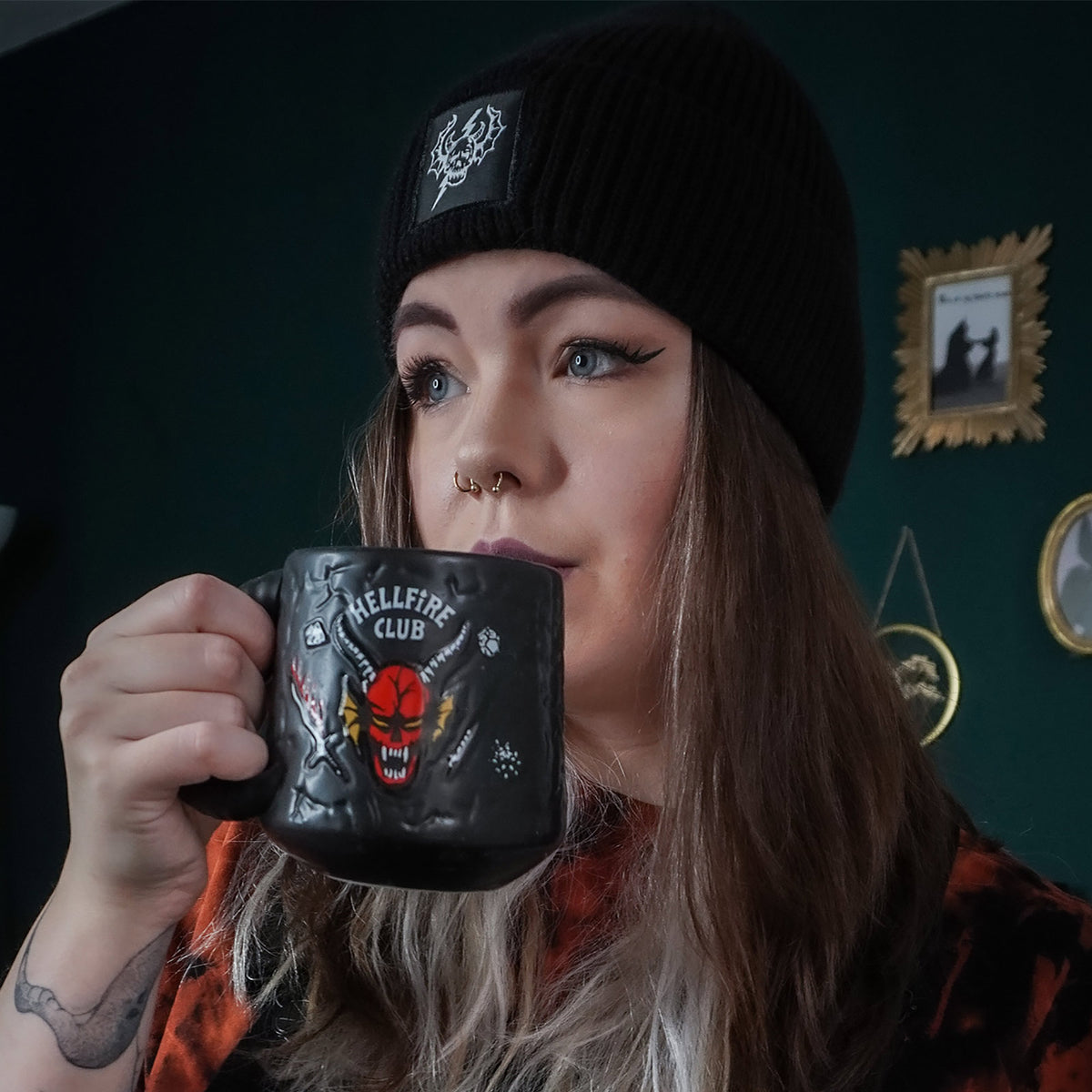 Imagen del producto Stranger Things - Gorro Hellfire Club negro