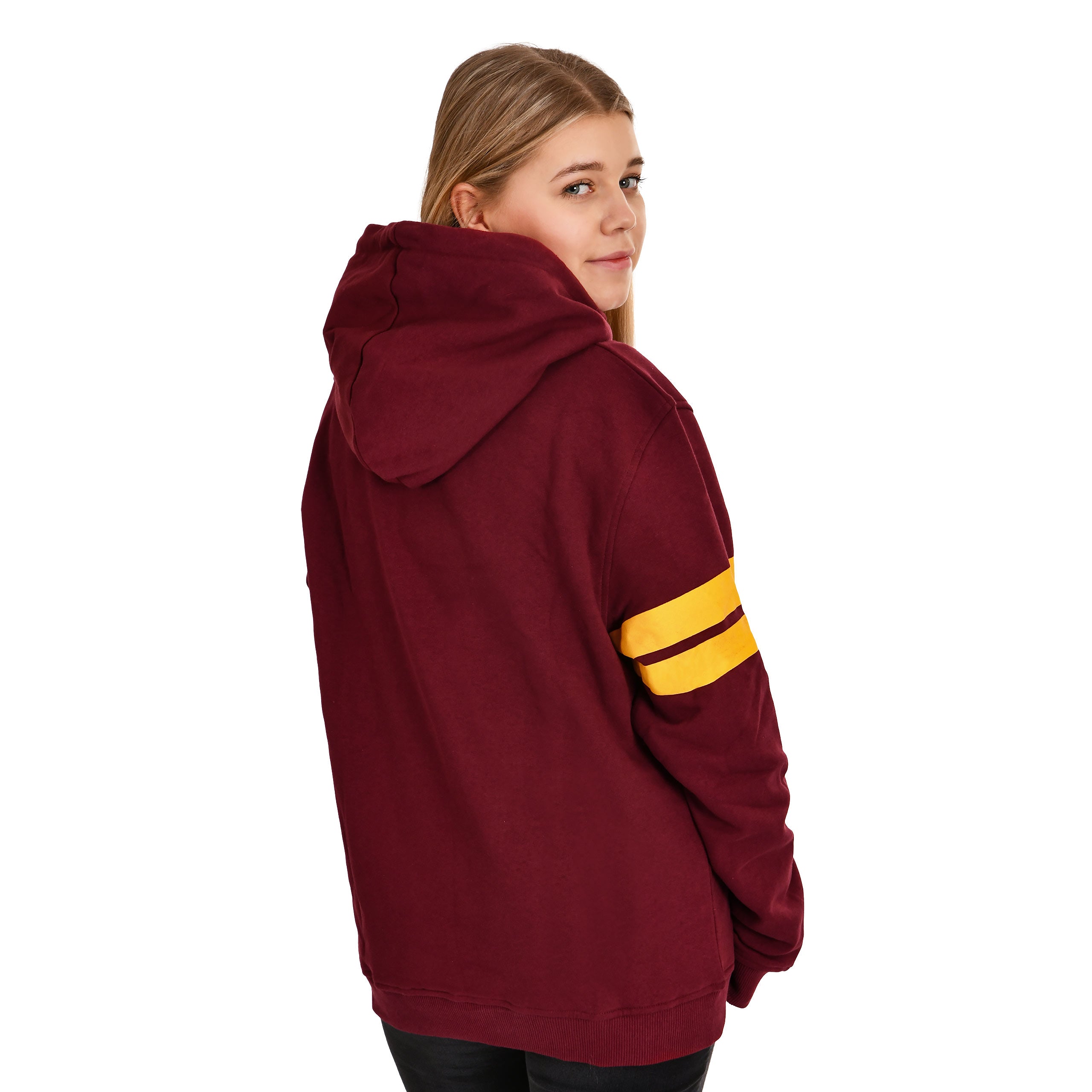 Imagen del producto Harry Potter - Sudadera con capucha roja del escudo de Gryffindor