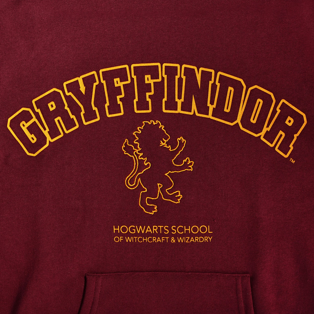 Imagen del producto Harry Potter - Sudadera con capucha roja del escudo de Gryffindor