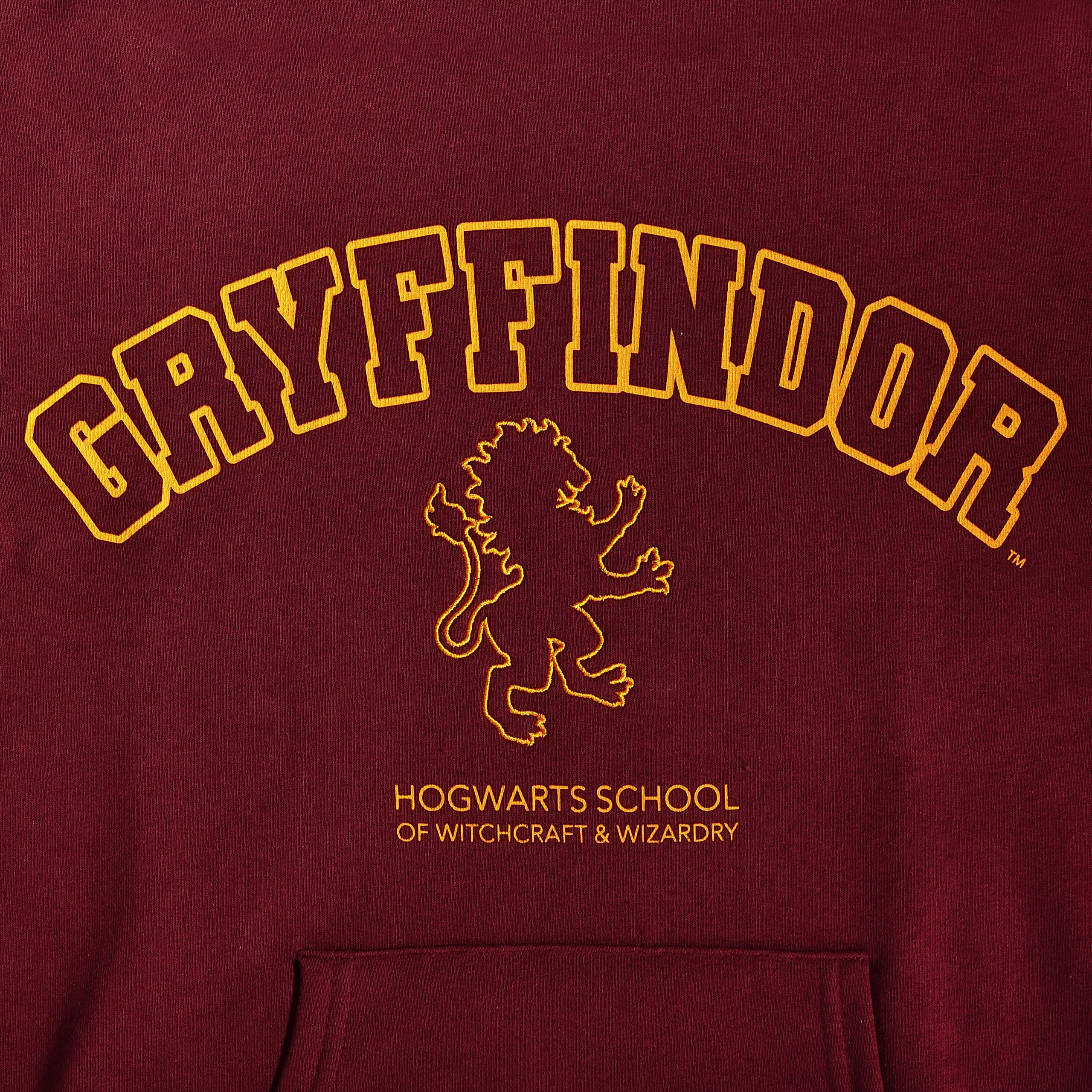 Imagen del producto Harry Potter - Sudadera con capucha roja del escudo de Gryffindor