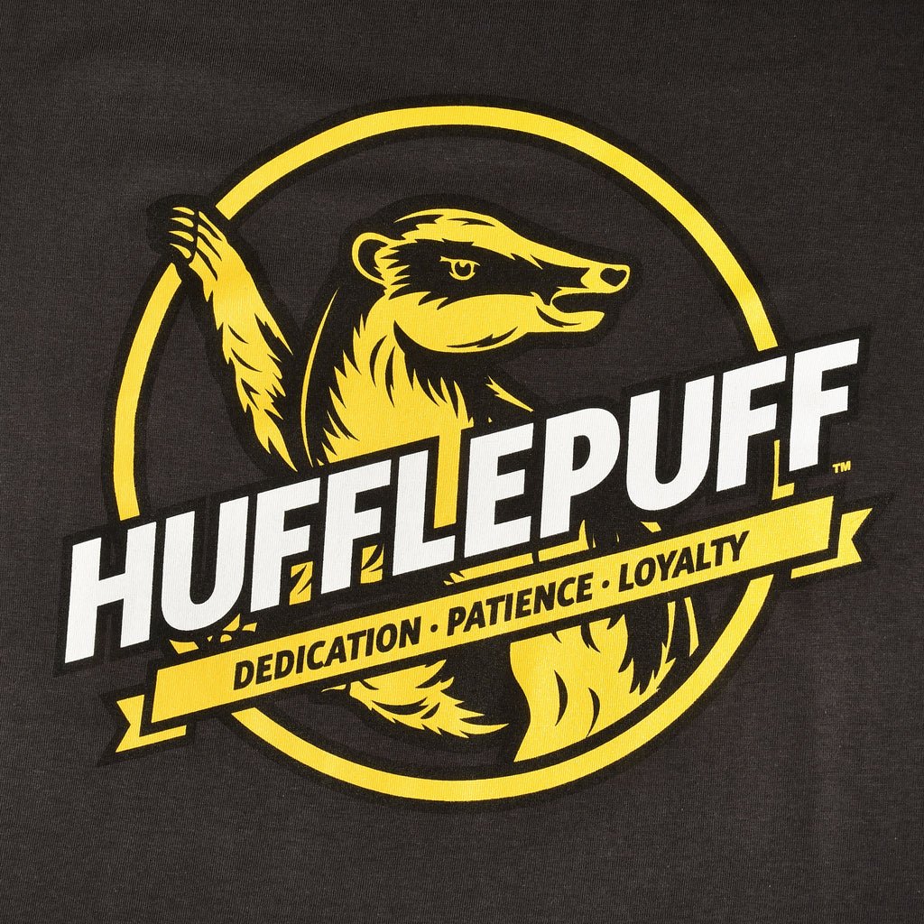 Imagen del producto Camiseta gris de Hufflepuff House Values - Harry Potter