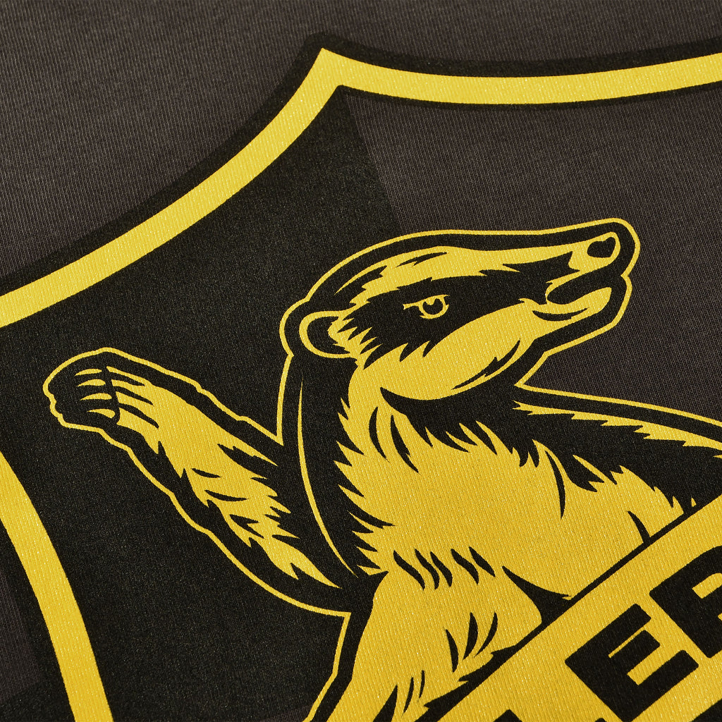 Imagen del producto Camiseta gris con logo de Hufflepuff - Harry Potter