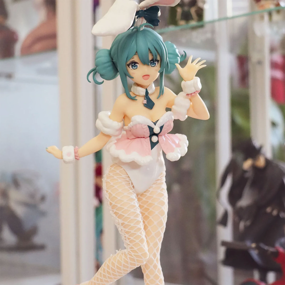 Imagen del producto Hatsune Miku - Conejo blanco rosa bebé BiCute Bunnies Vocaloid Figura