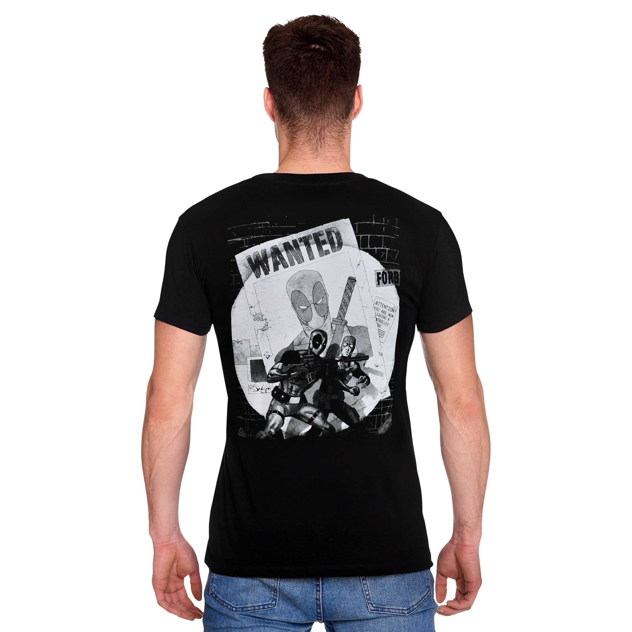 Imagen del producto Deadpool - Camiseta Wanted negra