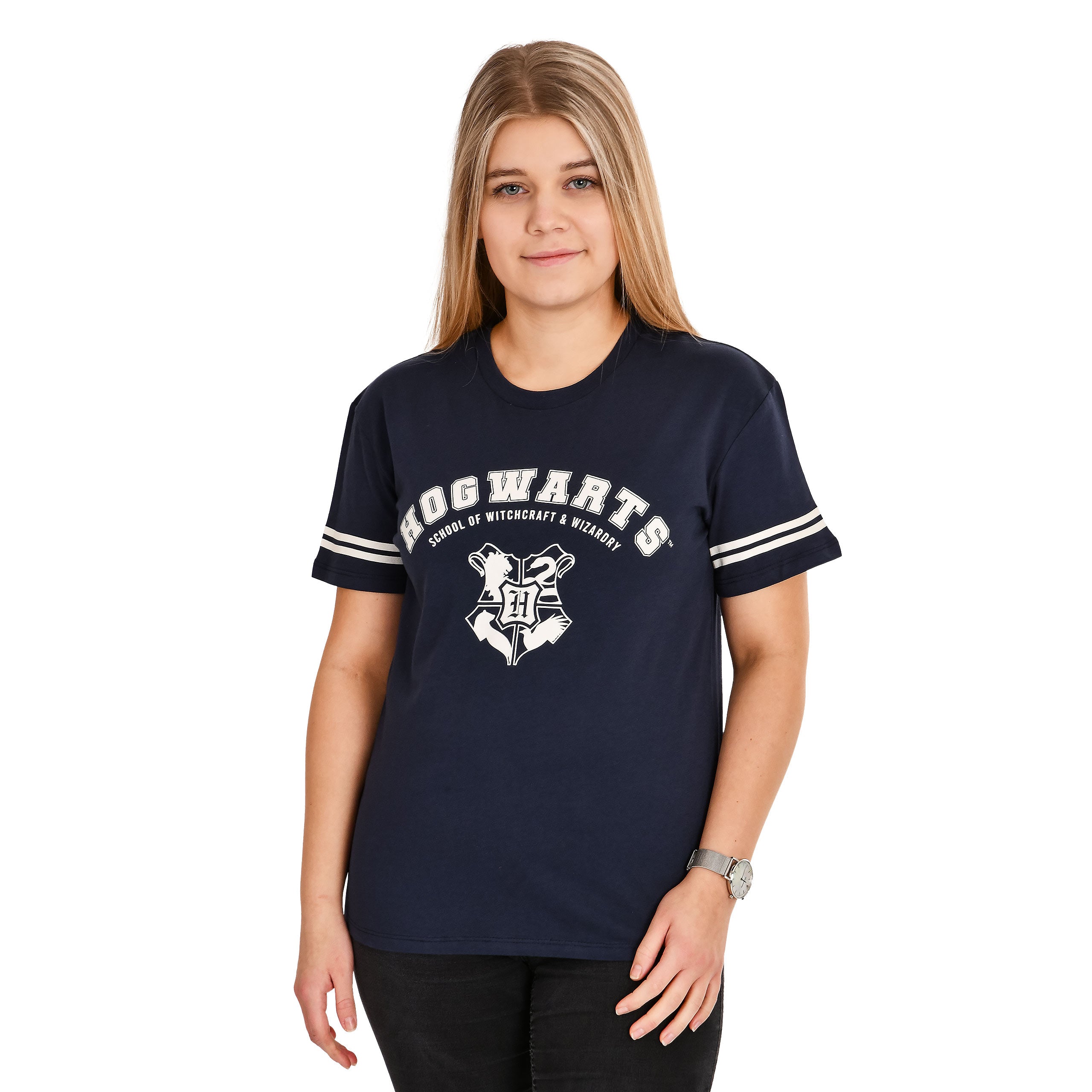 Imagen del producto Camiseta azul de la escuela Hogwarts - Harry Potter