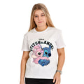 Imagen del producto Lilo & Stitch - Camiseta de mujer Angel & Stitch blanca