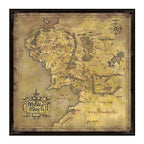 Imagen del producto El Señor de los Anillos - Puzzle Mapa de la Tierra Media