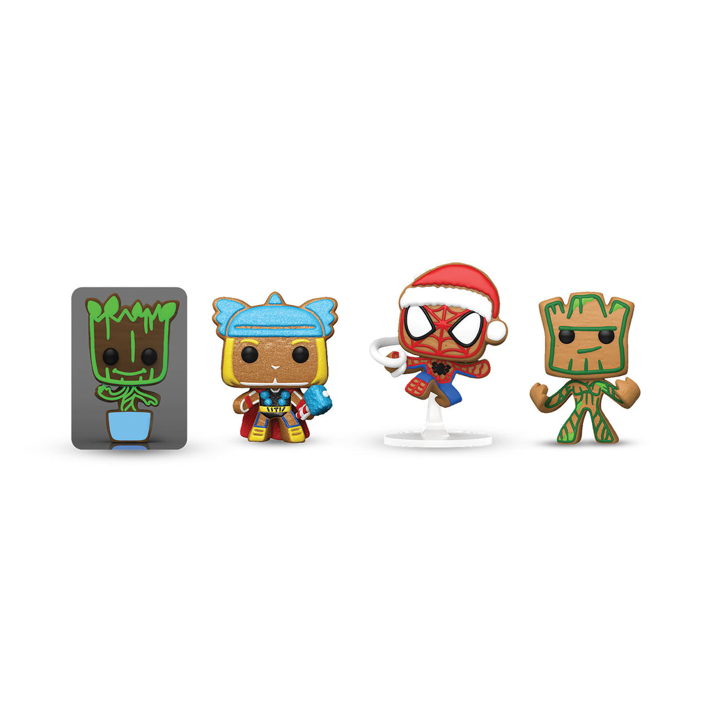 Imagen del producto Marvel - Happy Holidays Funko Pocket Pop Set de 4 Figuras