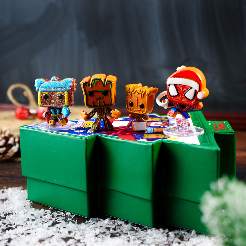 Imagen del producto Marvel - Happy Holidays Funko Pocket Pop Set de 4 Figuras