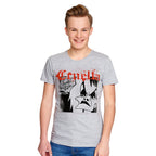 Imagen del producto Disney Villains - Camiseta Splatter Cruella gris
