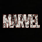 Imagen del producto Sudadera con capucha para niños Marvel Comic Logo negra