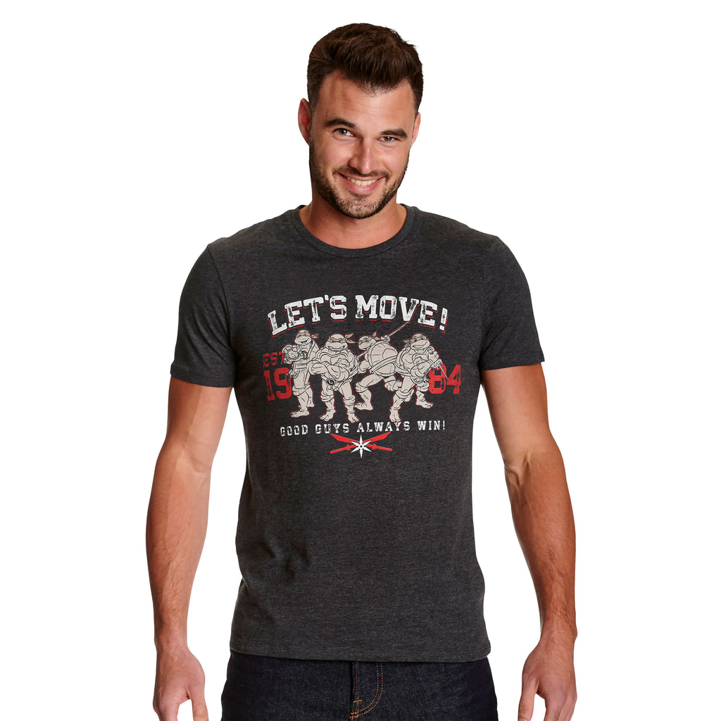 Imagen del producto Teenage Mutant Ninja Turtles - ¡Vamos! Camiseta negra