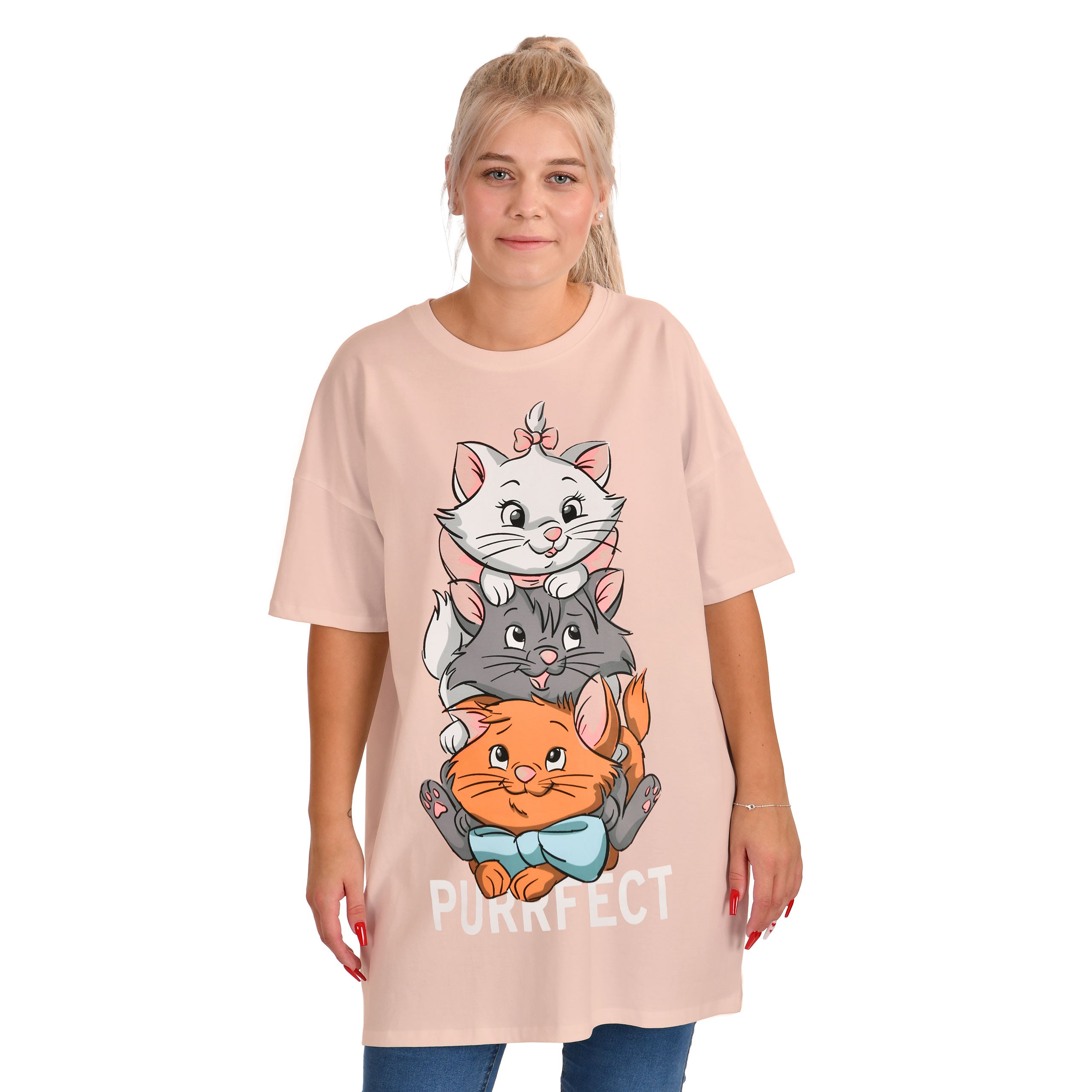 Imagen del producto Aristogatos - Camiseta Oversize Purrfect