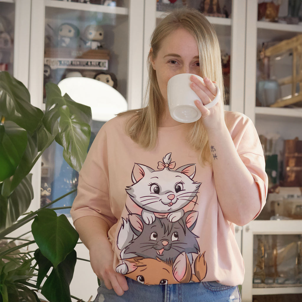 Imagen del producto Aristogatos - Camiseta Oversize Purrfect