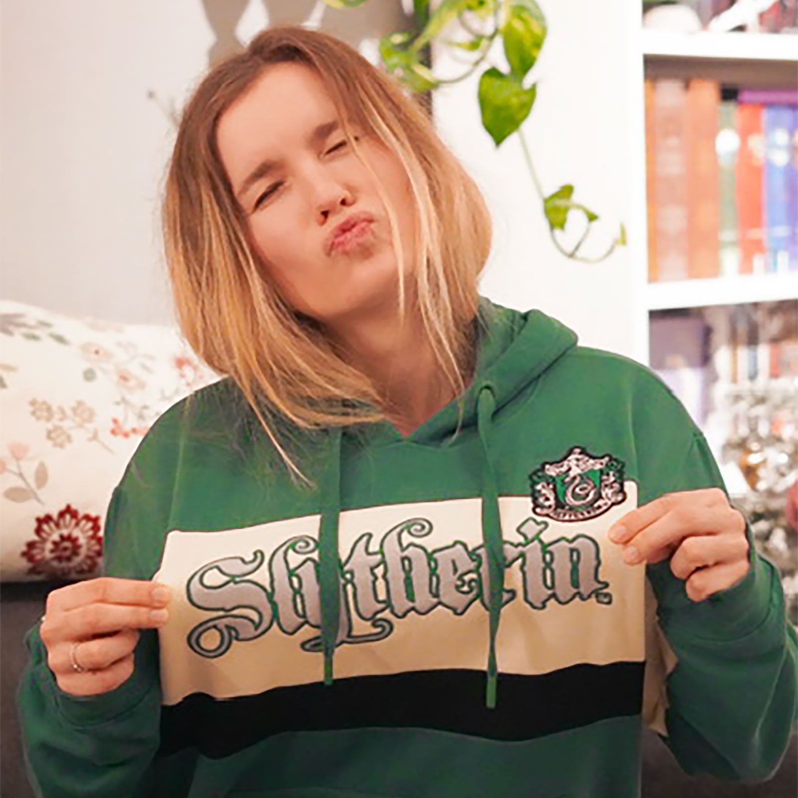 Imagen del producto Harry Potter - Sudadera con capucha Team Slytherin
