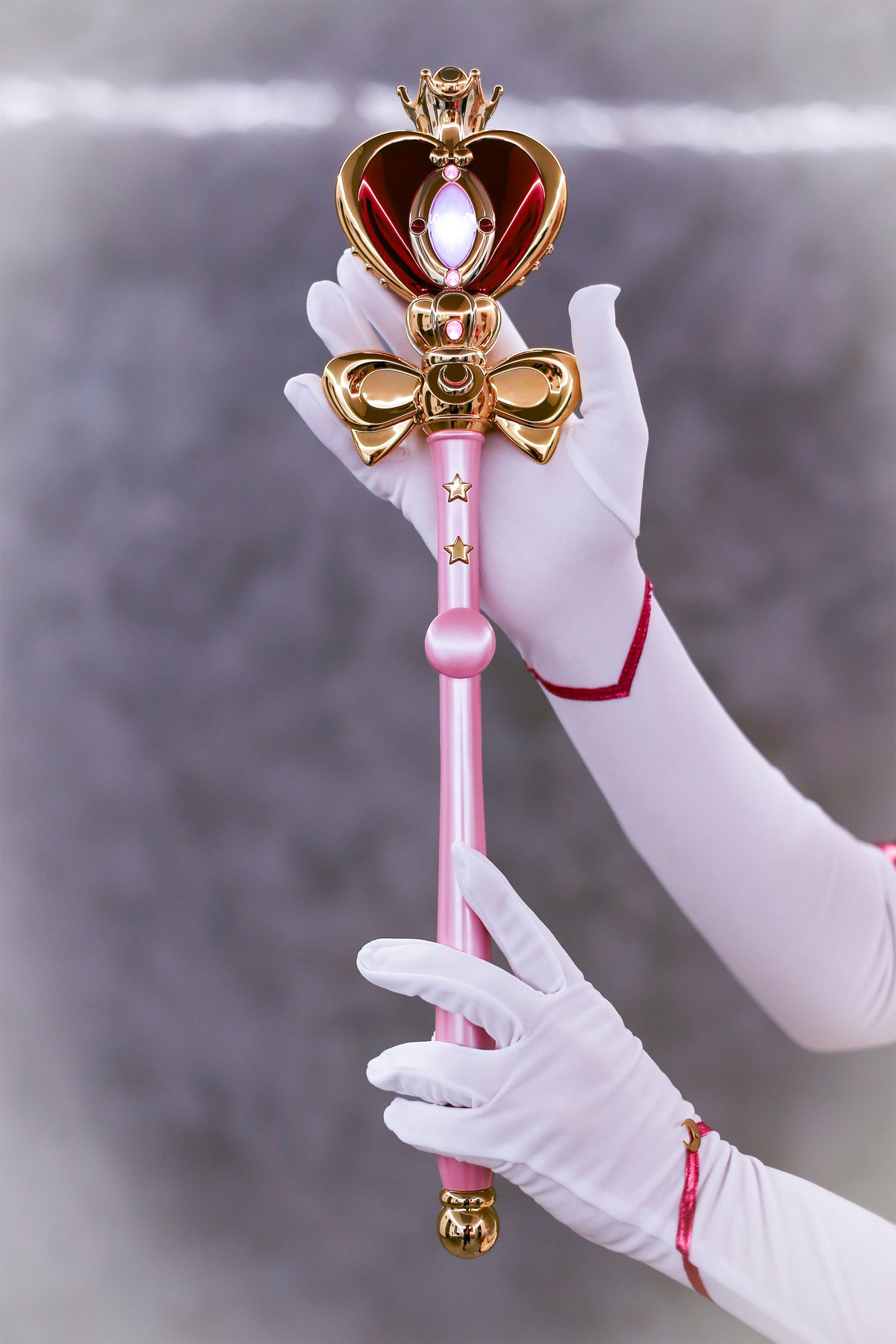 Imagen del producto Sailor Moon - Réplica del Cetro Cósmico de los Corazones Lunares