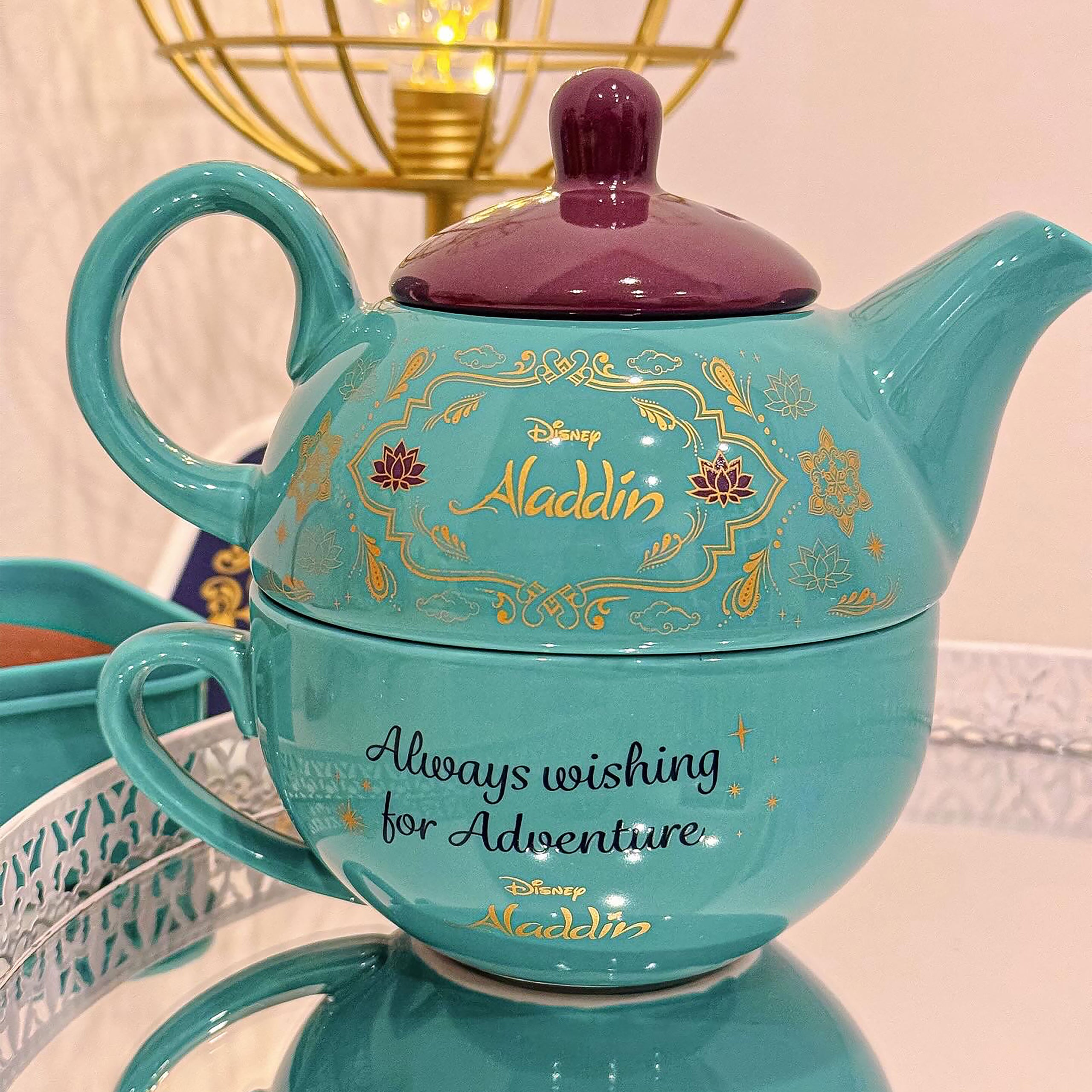 Imagen del producto Aladdin - Siempre deseando aventuras Tetera con taza