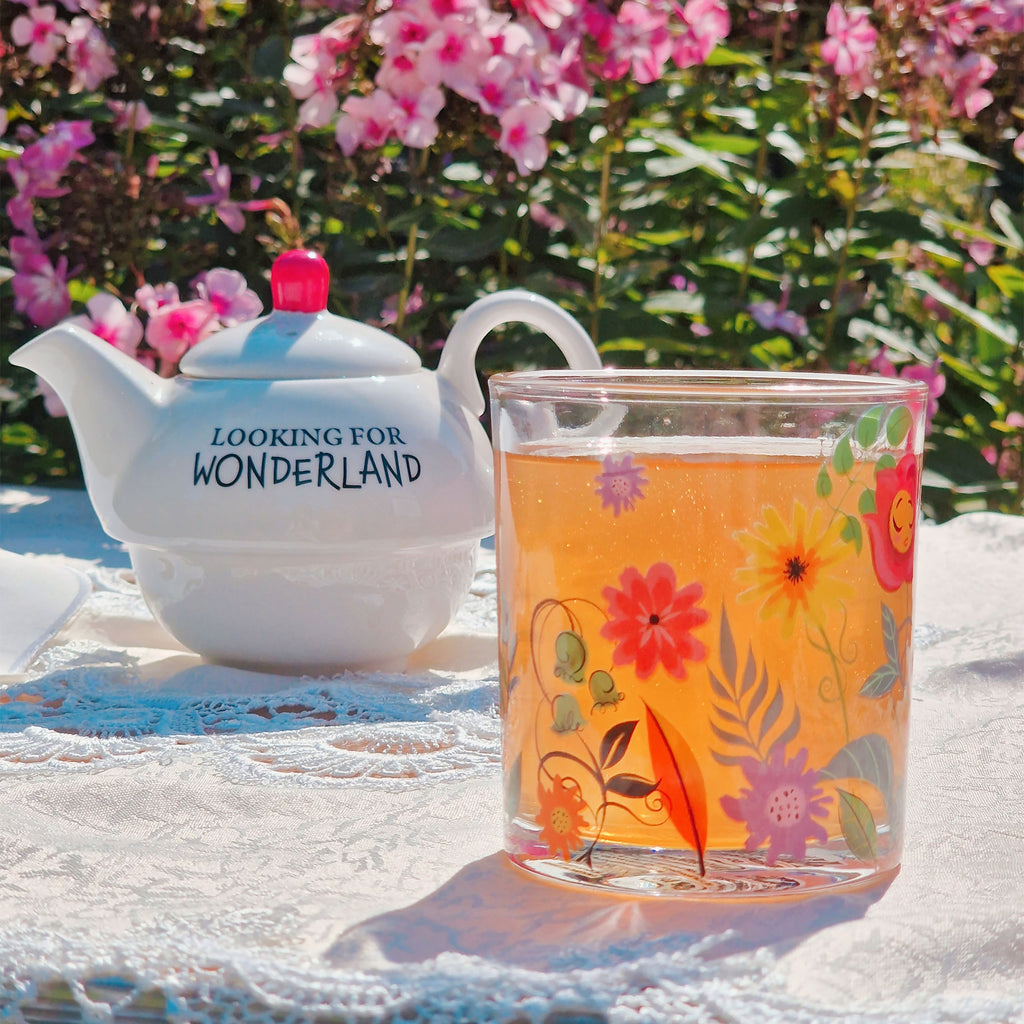 Imagen del producto Alicia en el País de las Maravillas - Set de 2 vasos de flores