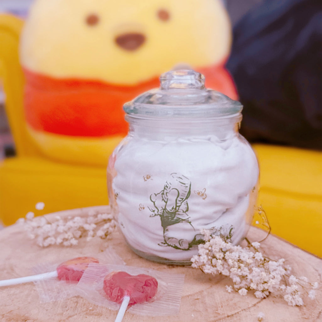 Imagen del producto Winnie Pooh - Tarro de miel de vidrio con tapa