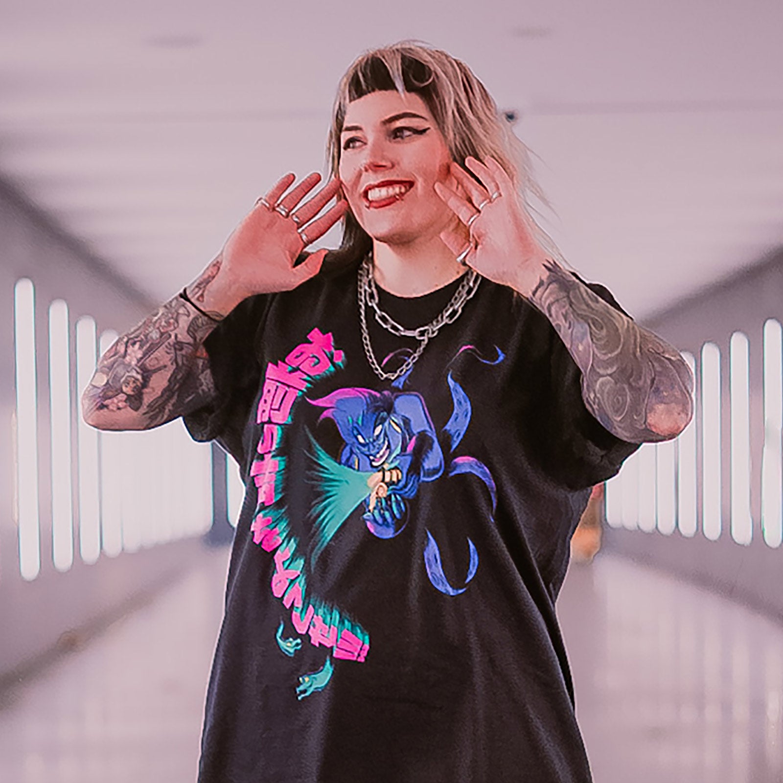 Imagen del producto Disney - Camiseta Ursula Japonesa negra
