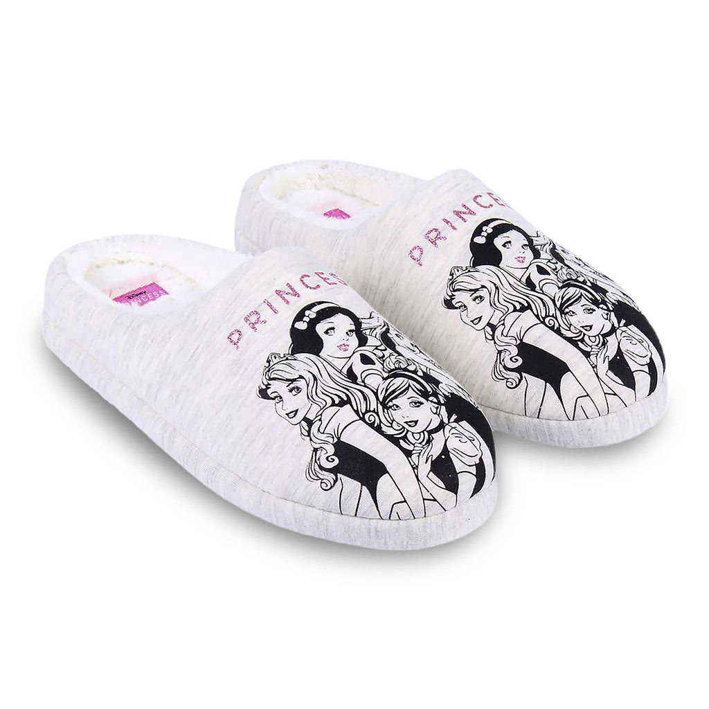 Imagen del producto Disney - Pantuflas de peluche de Princesa en blanco