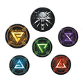 Imagen del producto Witcher - Conjunto de Botones de Símbolos 6 piezas