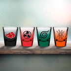 Imagen del producto Naruto Shippuden - Set de vasos de símbolos