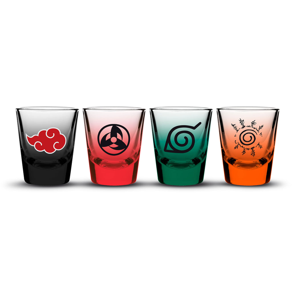 Imagen del producto Naruto Shippuden - Set de vasos de símbolos