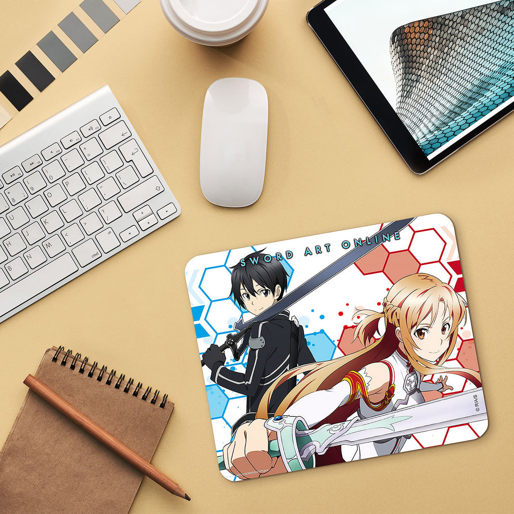 Imagen del producto Sword Art Online - Mousepad de Kirito & Asuna