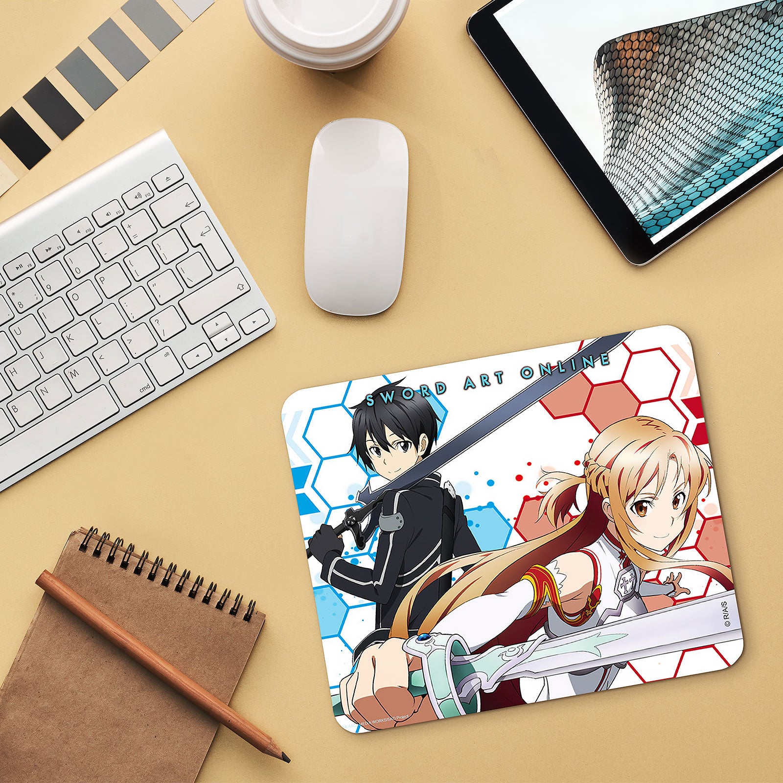 Imagen del producto Sword Art Online - Mousepad de Kirito & Asuna